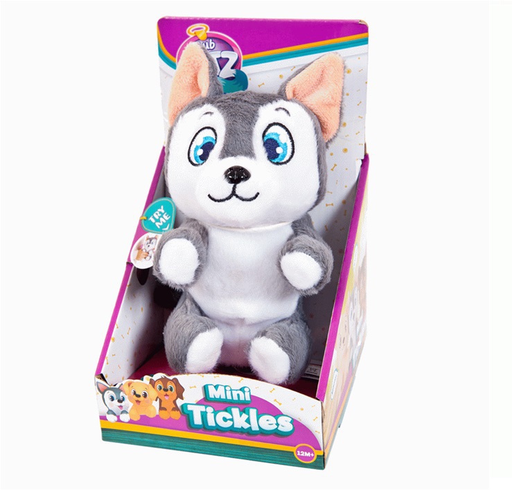 Игрушка интерактивная IMC Toys Club Petz Щенок интерактивный (серый) , со звуковыми эффектами, шевелит лапками если почесать животик