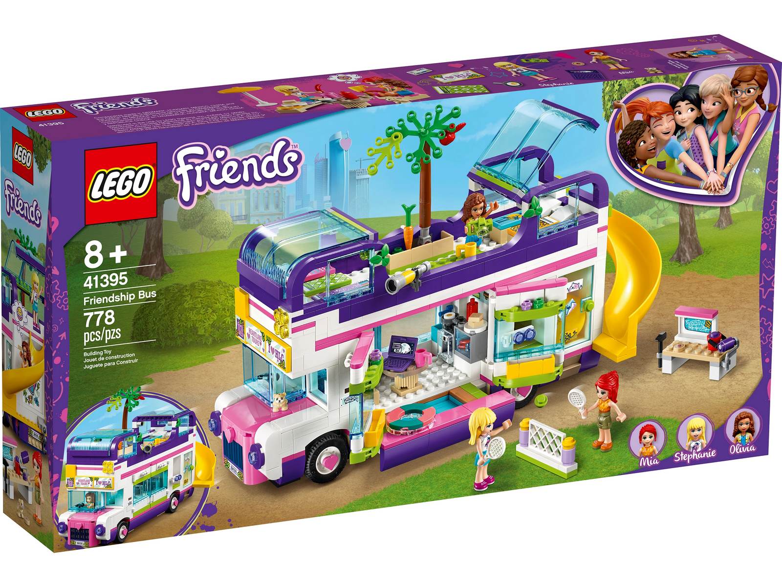 Конструктор LEGO Friends «Автобус для друзей» 41395 / 778 деталей