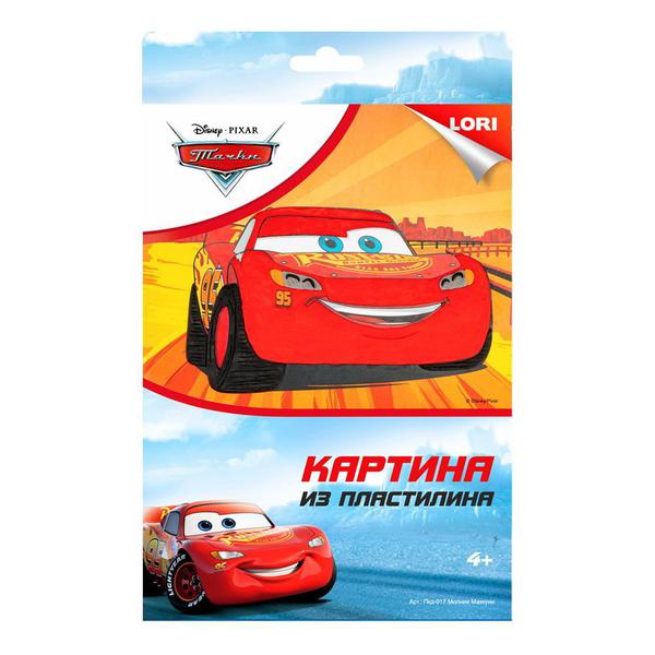 Набор для творчества LORI Картина из пластилина Disney Молния Маккуин