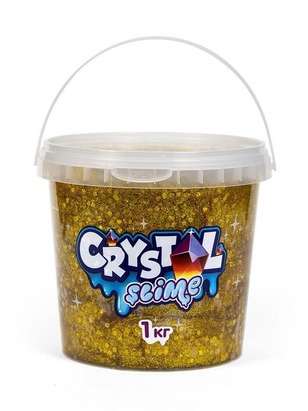 Слайм Slime Crystal золотой, 1 кг