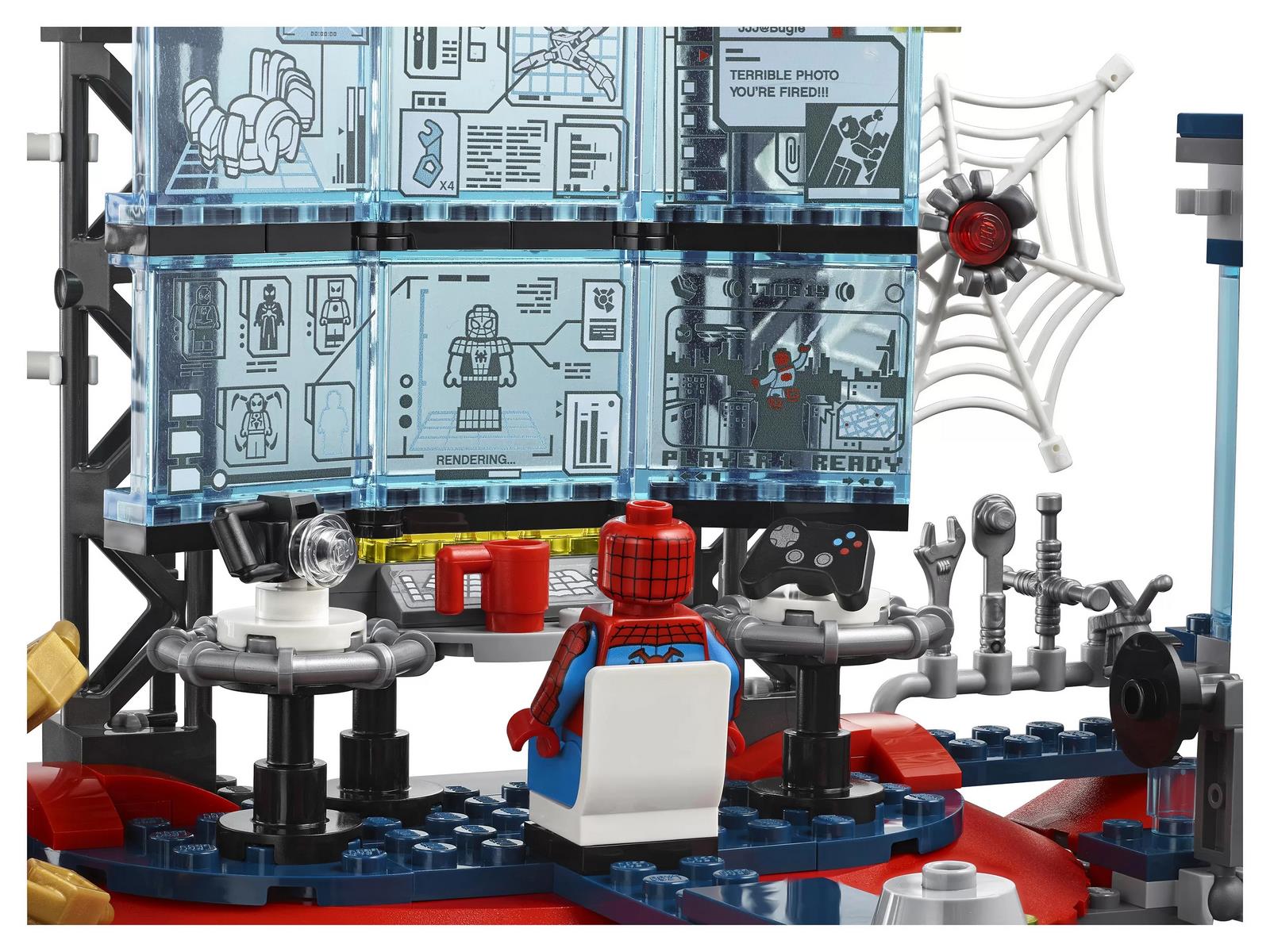 Конструктор LEGO Super Heroes «Нападение на мастерскую паука» 76175 / 466 деталей