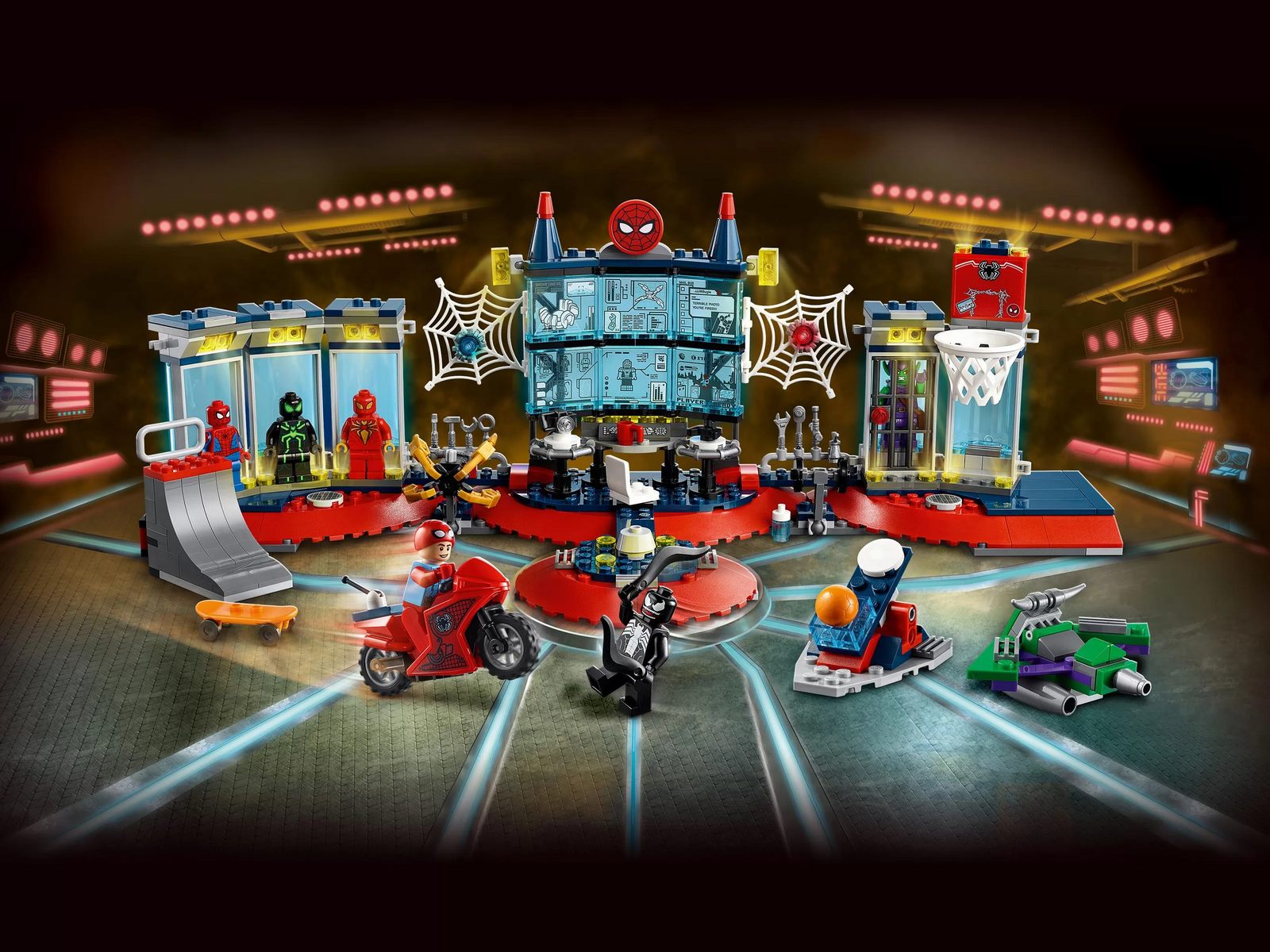 Конструктор LEGO Super Heroes «Нападение на мастерскую паука» 76175 / 466 деталей