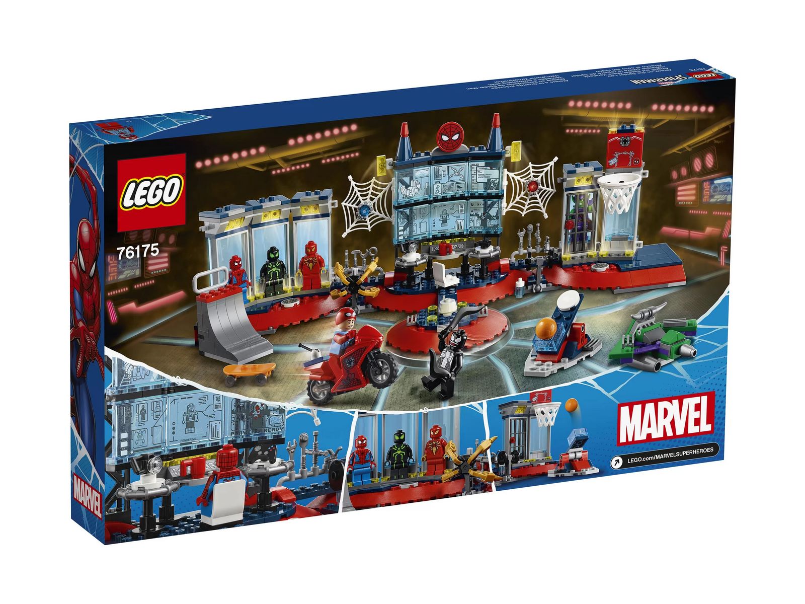 Конструктор LEGO Super Heroes «Нападение на мастерскую паука» 76175 / 466 деталей
