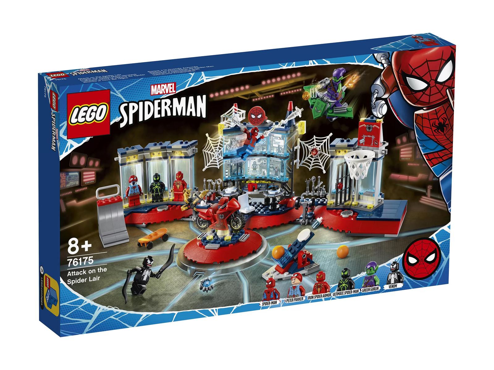 Конструктор LEGO Super Heroes «Нападение на мастерскую паука» 76175 / 466 деталей