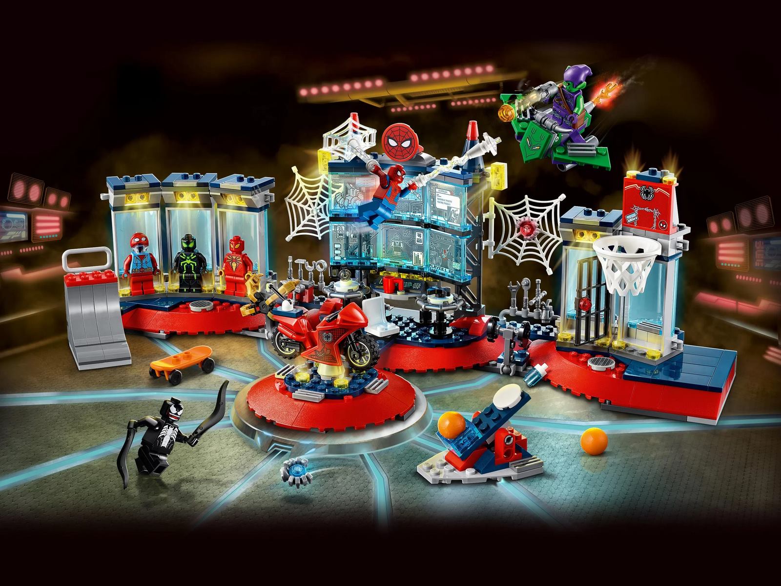 Конструктор LEGO Super Heroes «Нападение на мастерскую паука» 76175 / 466 деталей