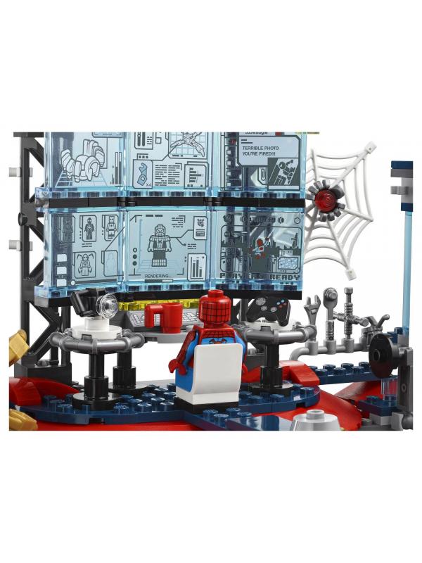 Конструктор LEGO Super Heroes «Нападение на мастерскую паука» 76175 / 466 деталей