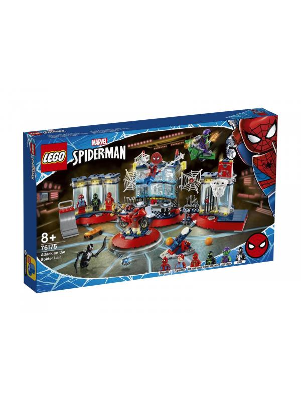Конструктор LEGO Super Heroes «Нападение на мастерскую паука» 76175 / 466 деталей