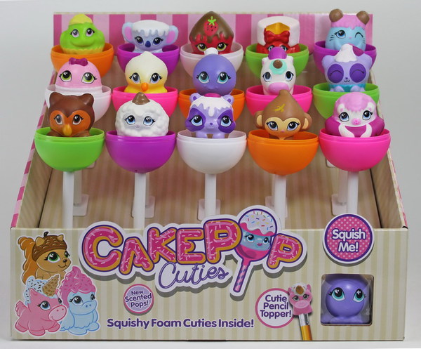 Игрушка в индивидуальной капсуле Cake Pop Cuties, 2серия, 15 шт. в дисплее 16 видов в ассортименте.