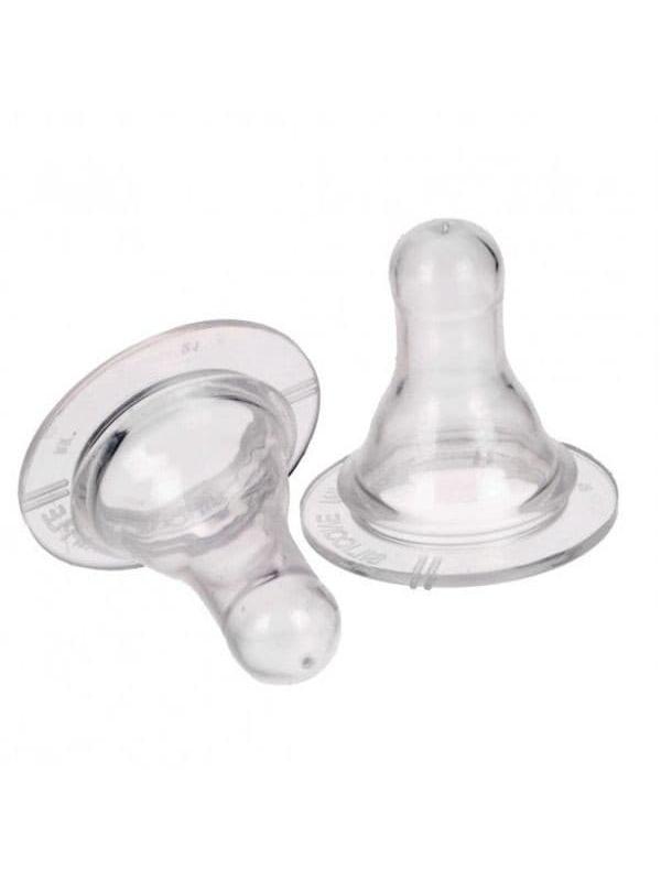 Соска Бусинка для бутылочки, силиконовая, быстрый поток 2 шт