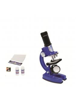 Набор для опытов с микроскопом Eastcolight 23 предмета / Синий