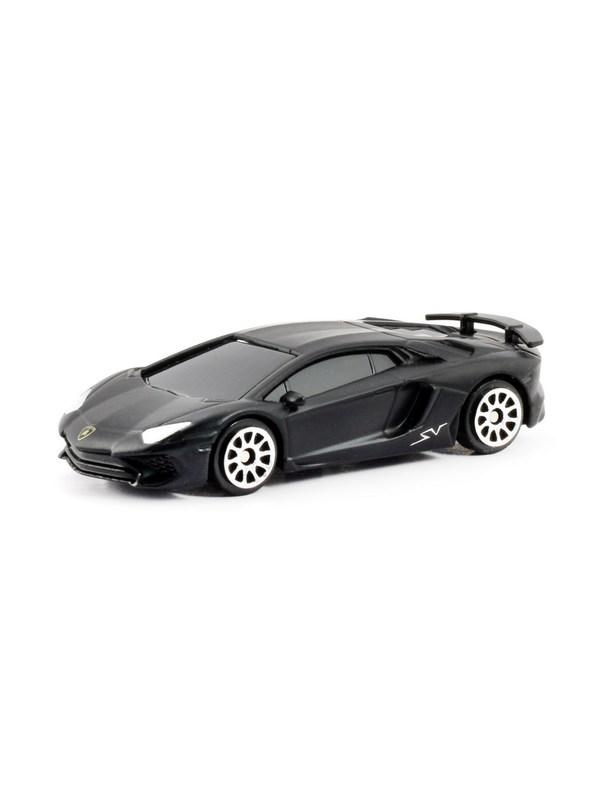 Машинка металлическая Uni-Fortune RMZ City 1:64 Lamborghini Aventador LP 750-4 Superveloce (цвет черный матовый)