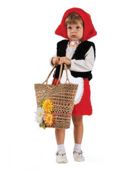 Карнавальный костюм Батик Красная шапочка (мех) размер 28 (детский)