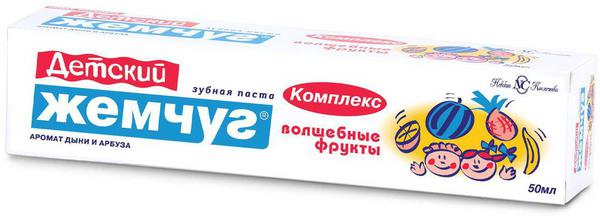 Зубная паста Новый Жемчуг Волшебные фрукты 50мл