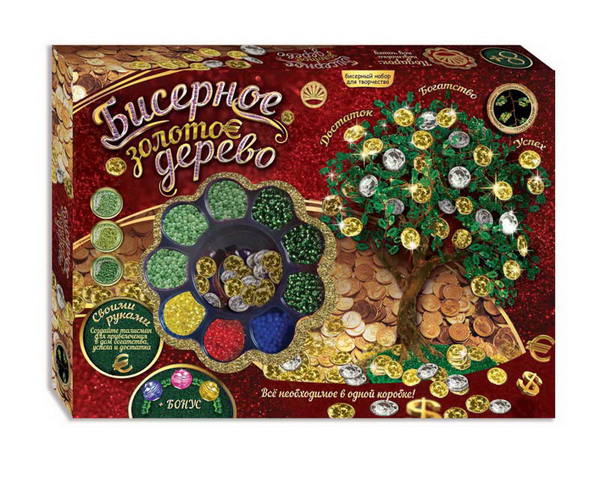 Набор для детского творчества Бисерное дерево &