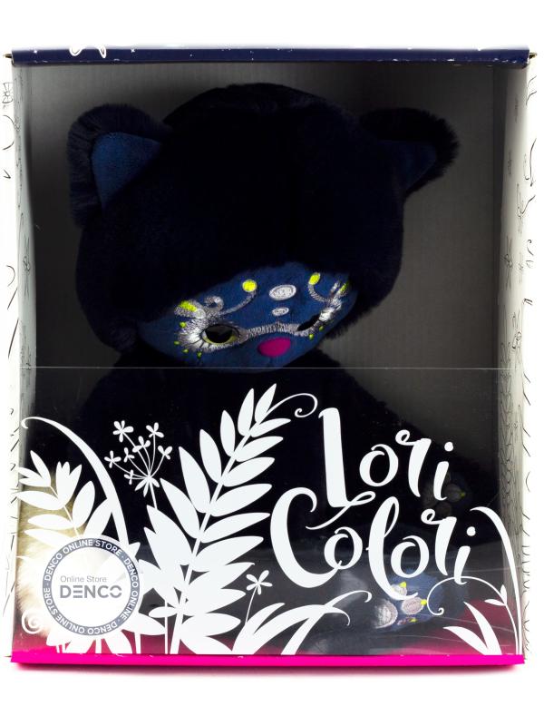 Мягкая игрушка BUDI BASA «Lori Colori Нео» чёрный 25 см / LR25-06