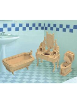 Сборная деревянная модель Чудо-Дерево Мебель Ванная комната