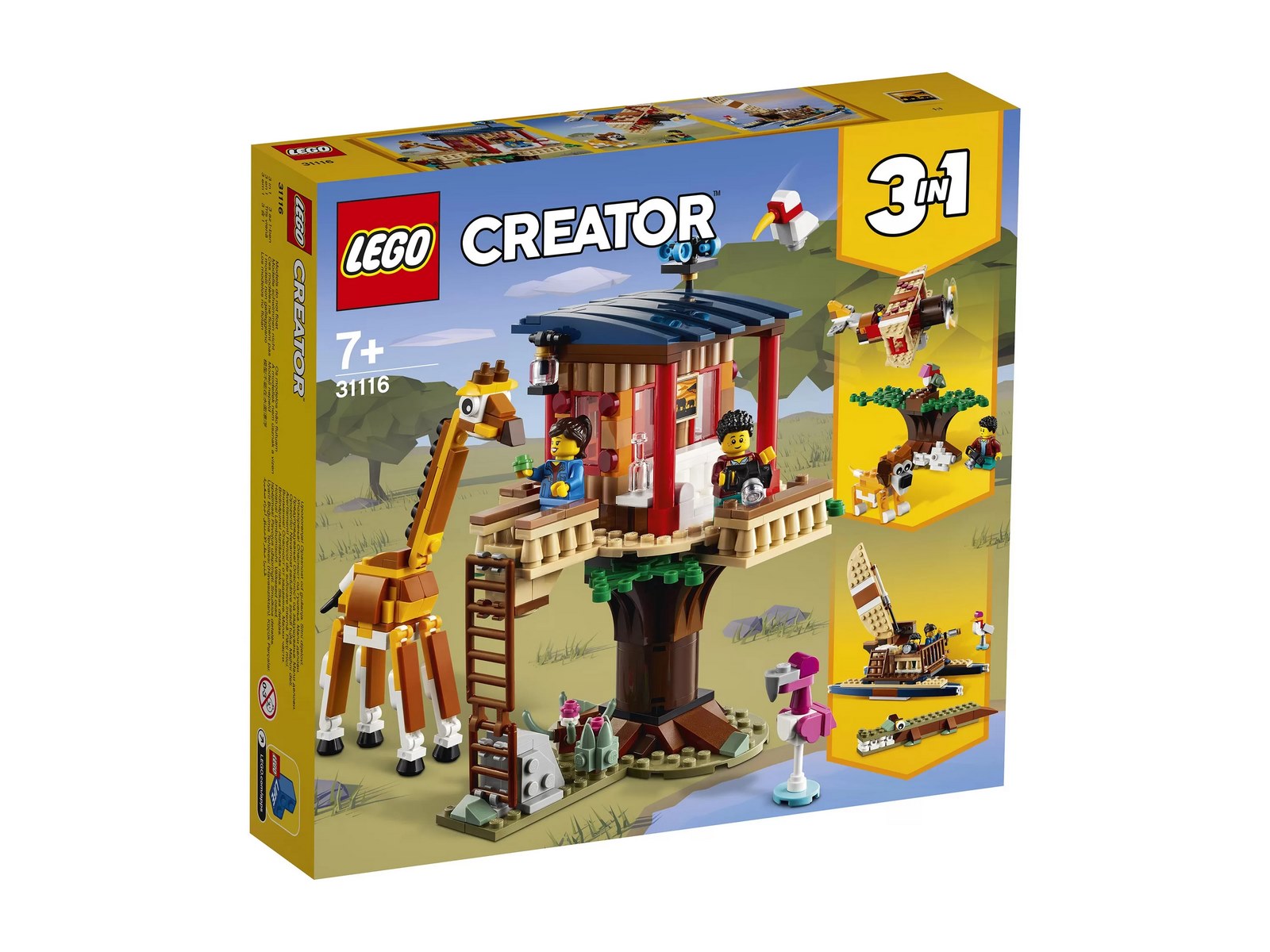 Конструктор LEGO Creator 3в1 «Домик на дереве для сафари» 31116 / 397 деталей