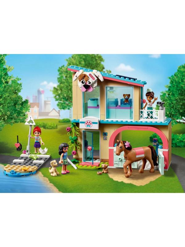 Конструктор LEGO Friends «Ветеринарная клиника Хартлейк-Сити» 41446 / 258 деталей