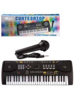 Синтезатор (пианино электронное), 49 клавиш, с адаптером