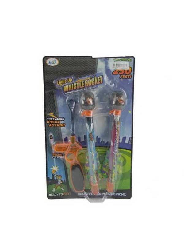 Сигнальная ракета 2 шт наборе, синий/фиолетовый, с механическим пусковым устройством