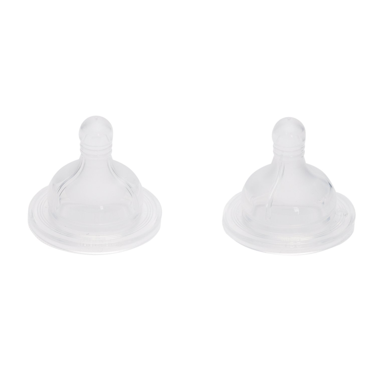 Соска Chicco Well-Being для бутылочки силиконовая средний поток 2 шт, 2 мес+