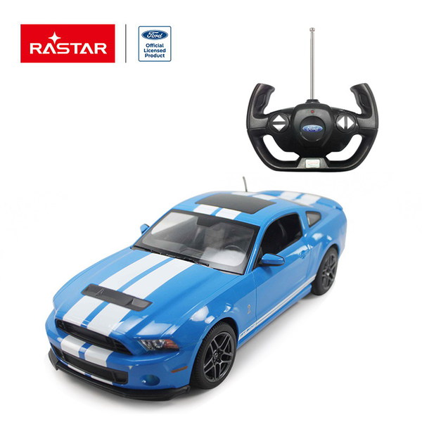 Машинка на радиоуправлении RASTAR Ford Shelby GT500 цвет синий, 1:14