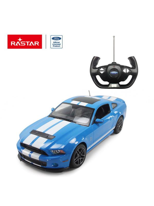 Машинка на радиоуправлении RASTAR Ford Shelby GT500 цвет синий, 1:14