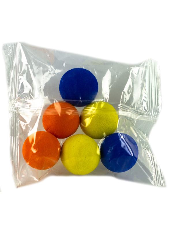 Игрушечный помповый бластер Junfa «Warrior» с мягкими шариками 6 шт., WA-16649-1 / сине-красный