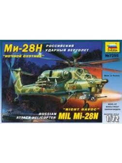 Сборная модель ZVEZDA Вертолет Ми-28Н 1:72