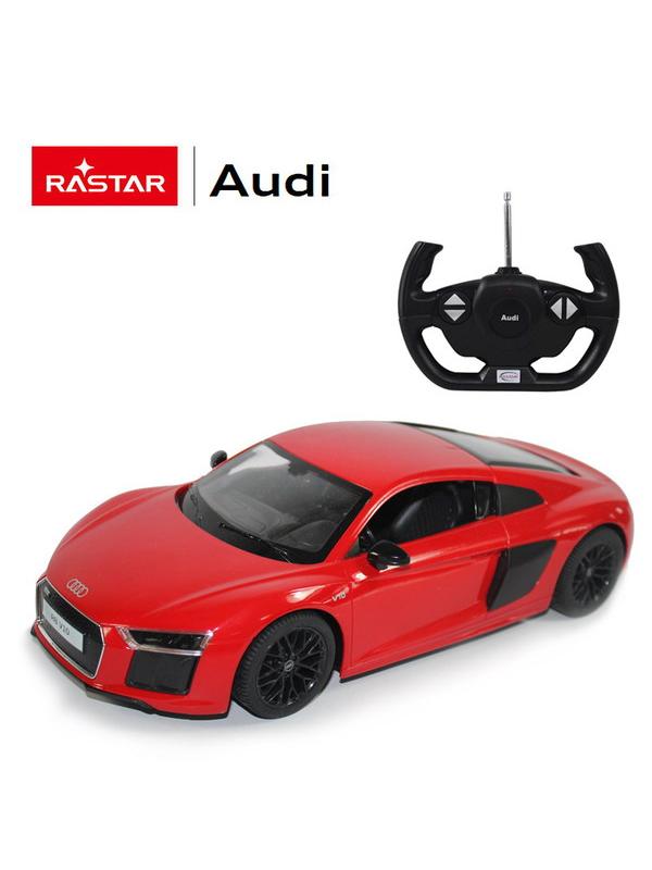 Машинка на радиоуправлении RASTAR AUDI R8 2015 Version, цвет красный, 1:14