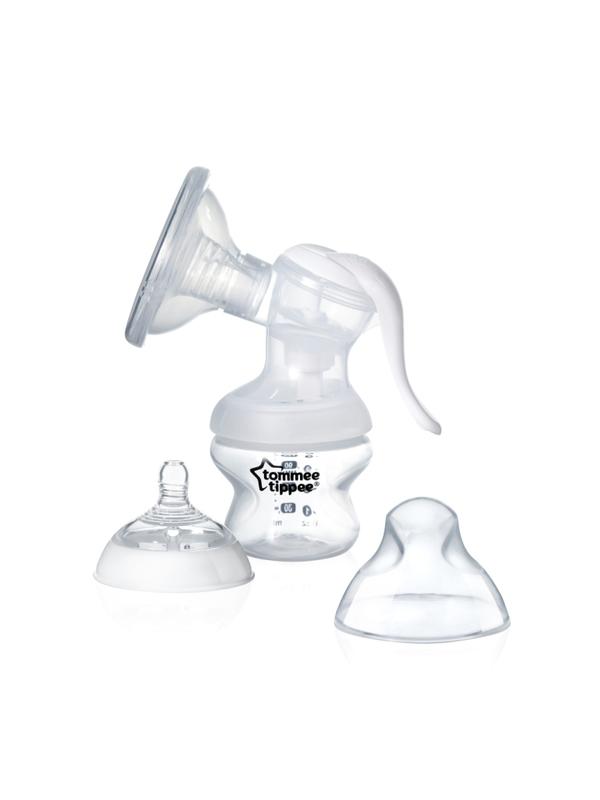 Набор для сцеживания Tommee Tippee ручной молокоотсос 4-мя уровнями мощности и с аксессуарами