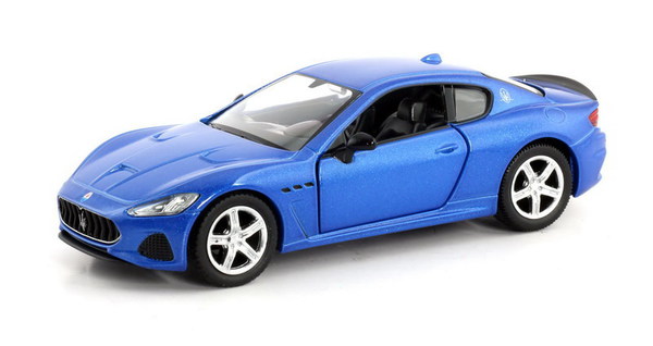 Машинка металлическая Uni-Fortune RMZ City 1:32 Maserati GranTurismo MC 2018 (цвет синий)