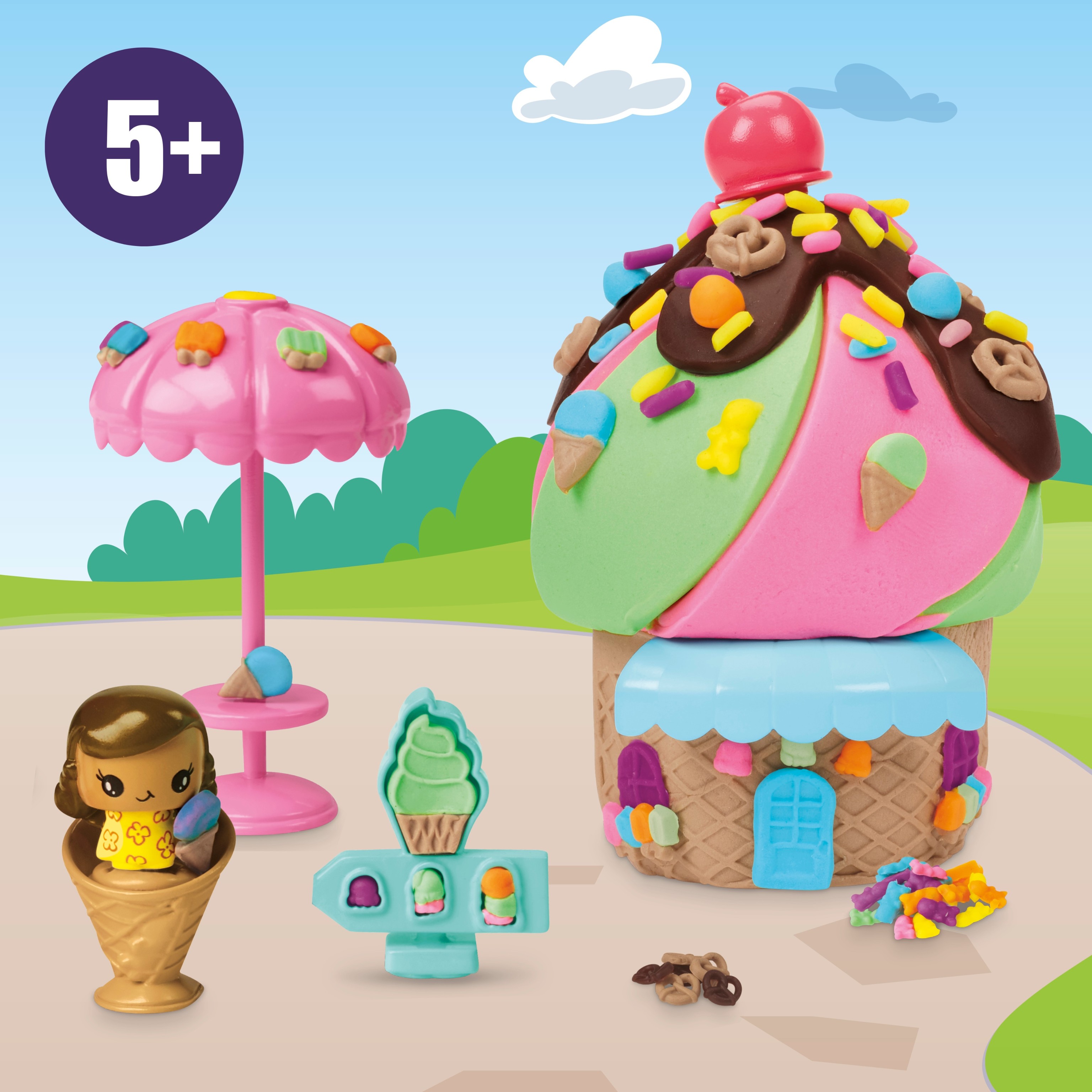 Набор для творчества Hasbro Play-Doh «Киоск мороженого» E90405L0