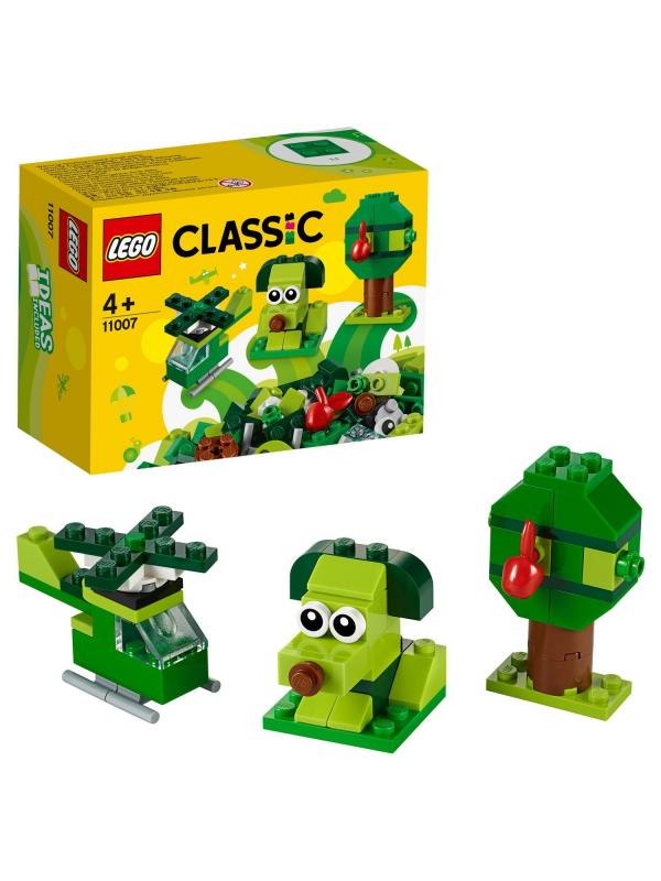 Конструктор LEGO Classic «Зелёный набор для конструирования» 11007 / 60 деталей