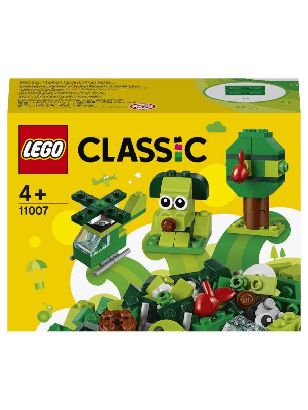 Конструктор LEGO Classic «Зелёный набор для конструирования» 11007 / 60 деталей