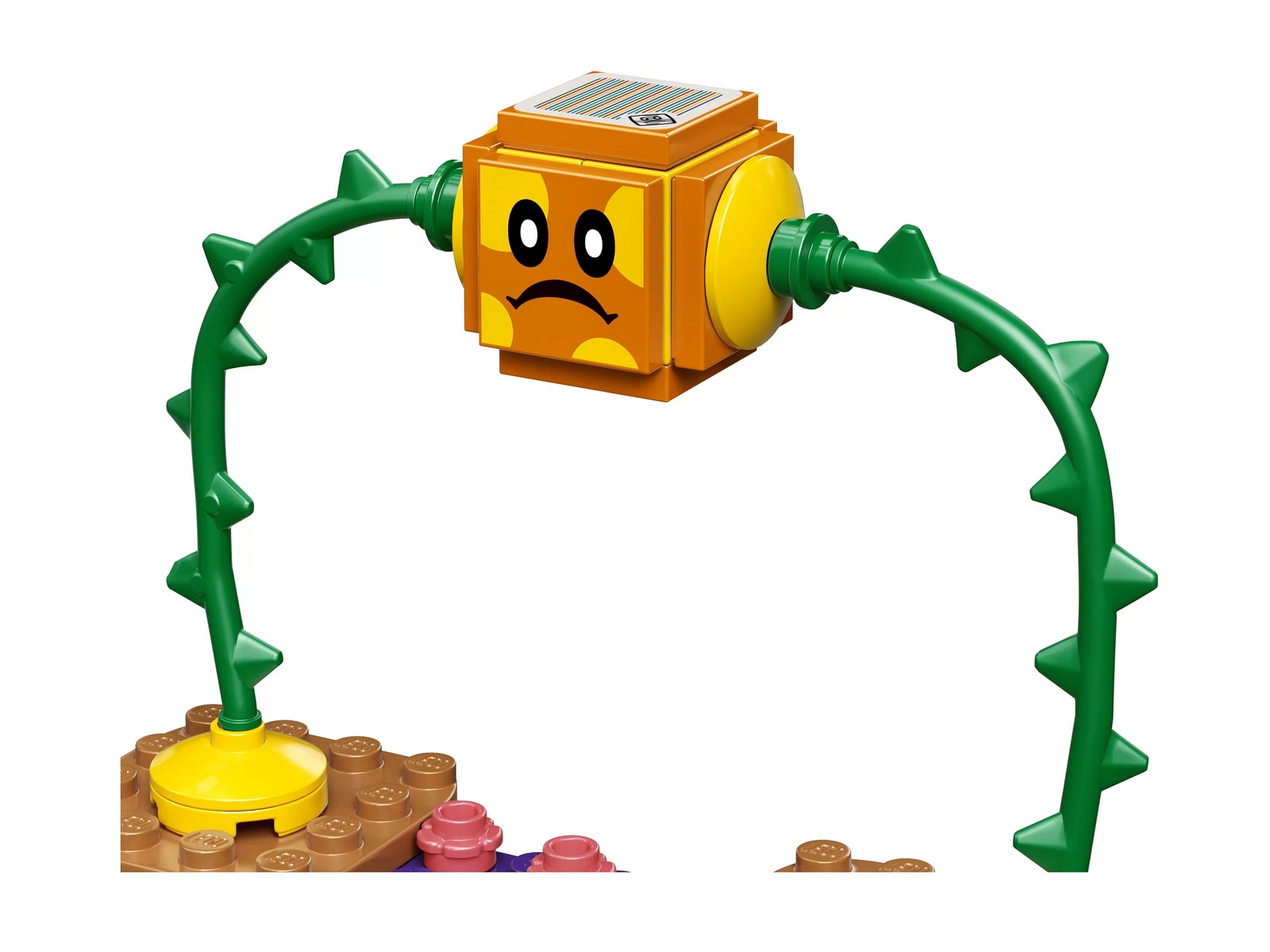 Конструктор LEGO Super Mario «Кусалкин на цепи - встреча в джунглях» Дополнительный набор 71381 / 160 деталей