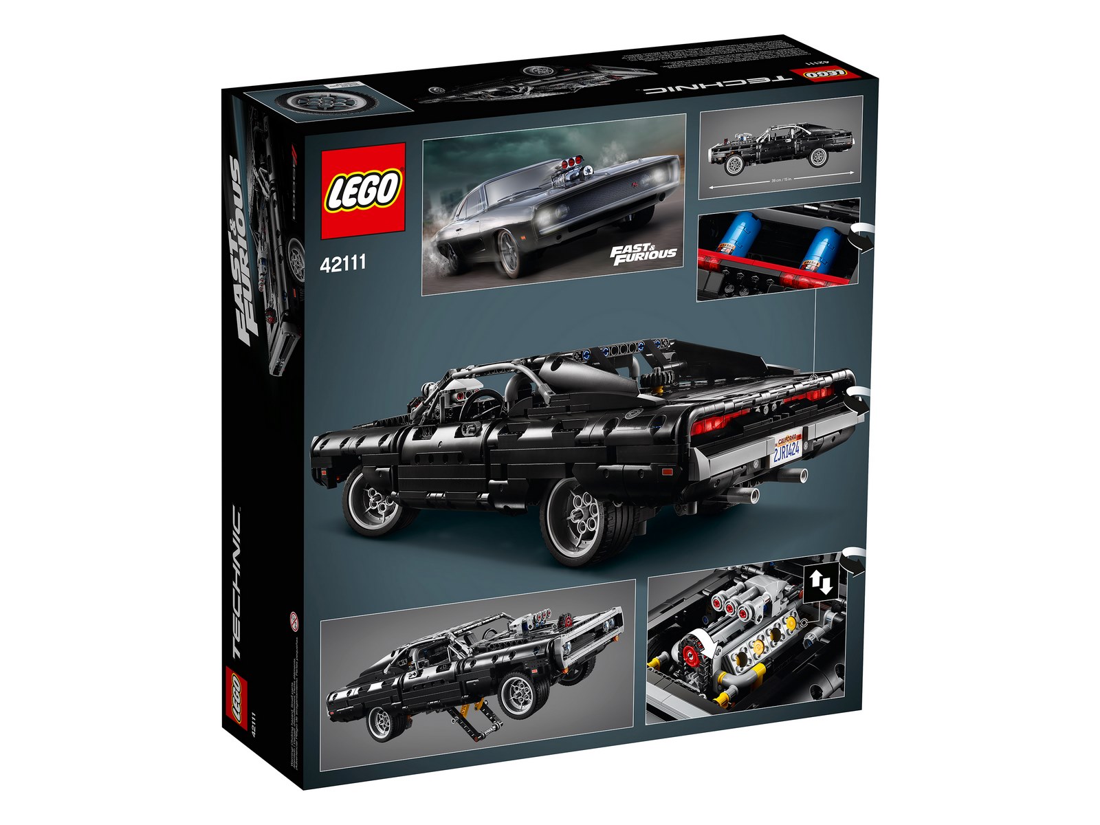 Конструктор LEGO Technic «Dodge Charger Доминика Торетто» 42111 / 1077 деталей