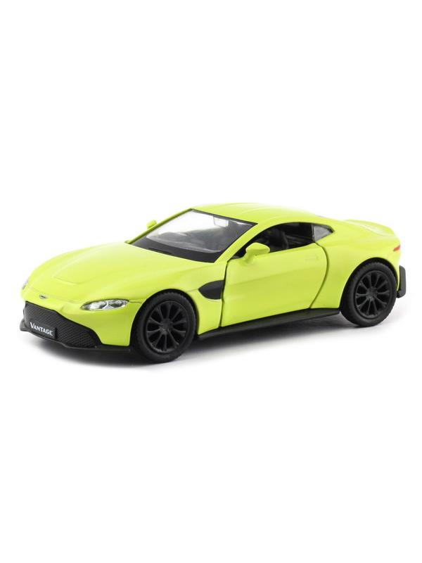 Машинка металлическая Uni-Fortune RMZ City 1:32 Aston Martin Vantage 2018 (цвет желтый)