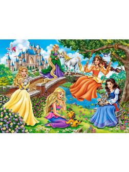 Пазл Castorland Premium 70 деталей Принцессы в саду