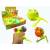 Игрушка-антистресс Junfa Dinosaur World Мялка Лягушка с разноцветными шариками , со световыми эффектами, 12 шт. в дисплее