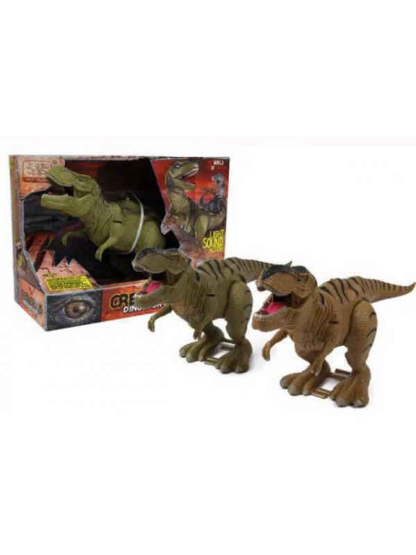 Динозавр Тиранозавр, звуковые эффекты, 2 цвета