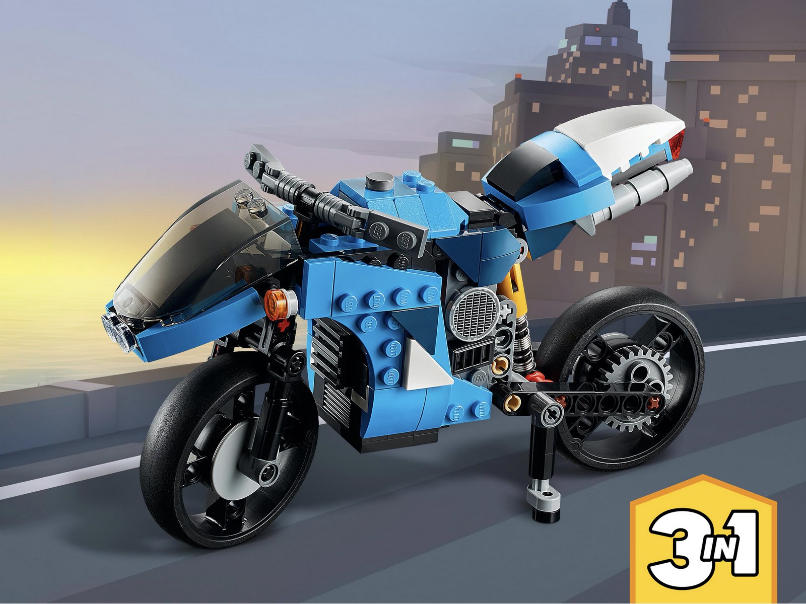 Конструктор LEGO Creator 3в1 «Супербайк» 31114 / 236 деталей