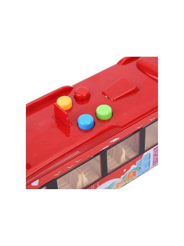 Троллейбус Junfa фрикционный, размер коробки 47х7,5х13