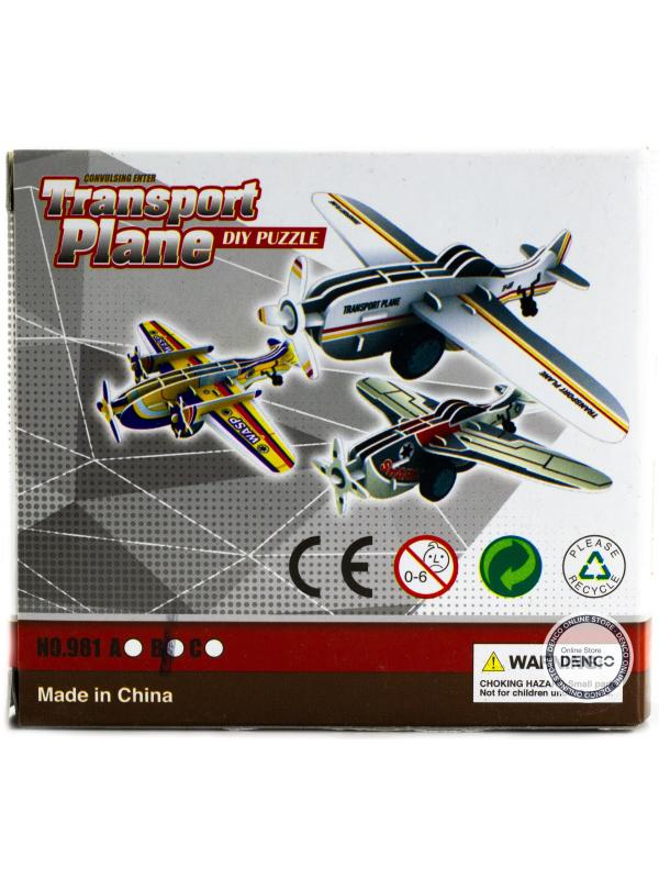3D-Пазл Самолёт  Junfa Toys «Transport plane» 981