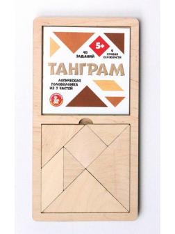 Игра головоломка деревянная Танграм (большая)