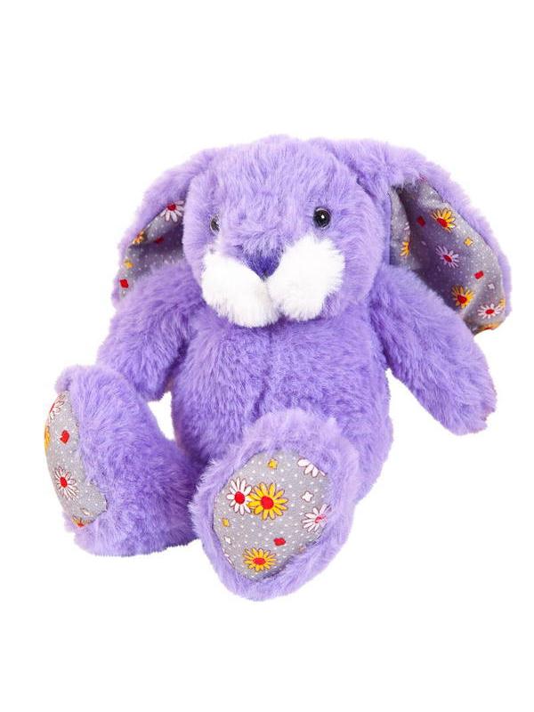 Кролик, 15см, 3 цвета (розовый, фиолетовый, бирюзовый)