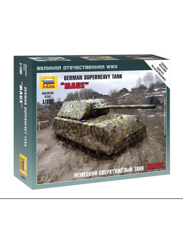 Сборная модель ZVEZDA Немецкий сверхтяжёлый танк Маус