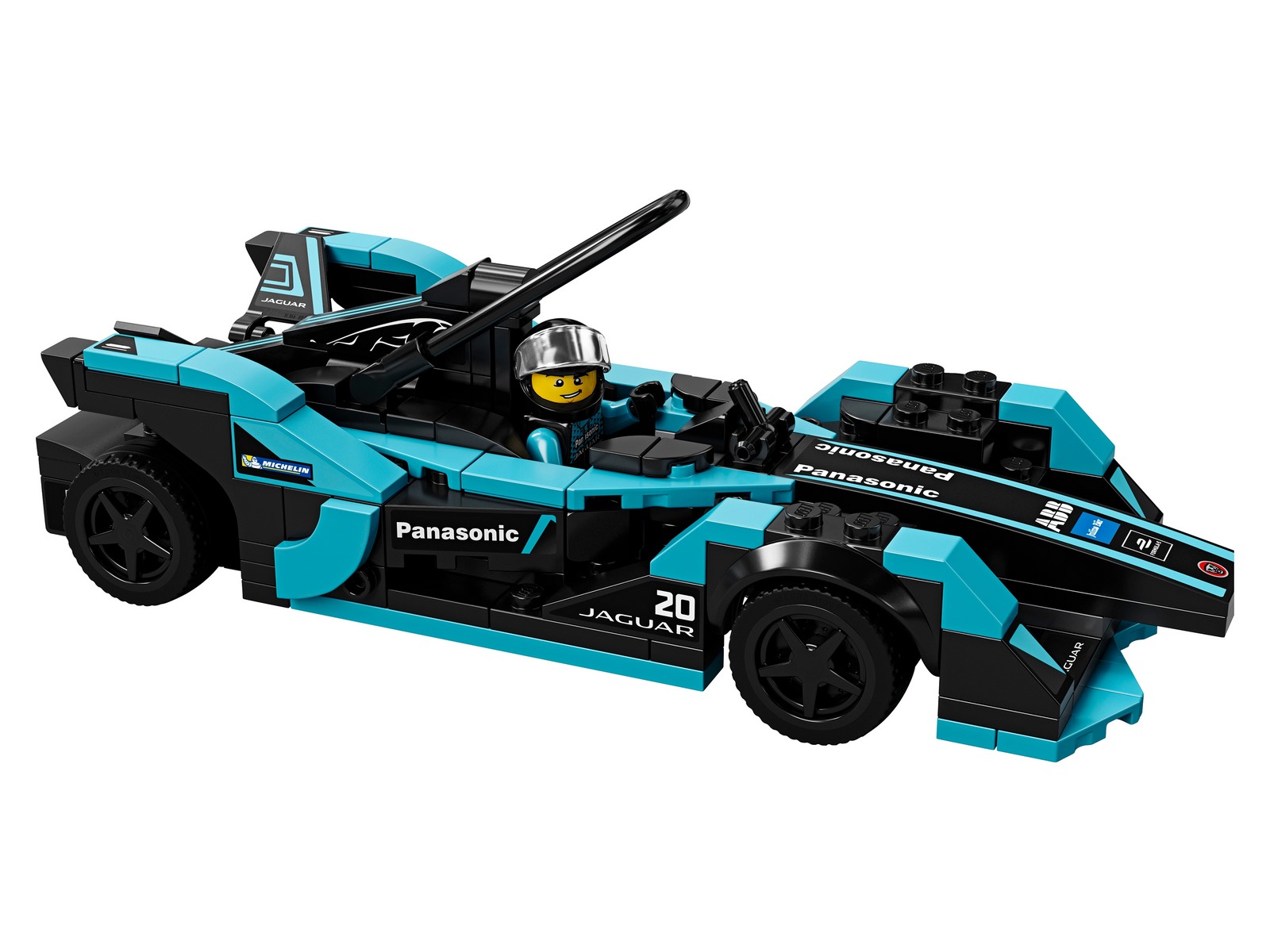 Конструктор LEGO Speed Champions «Formula E Panasonic Jaguar Racing GEN2 car & Jaguar I-PACE eTROPHY» 76898 / 565 деталей
