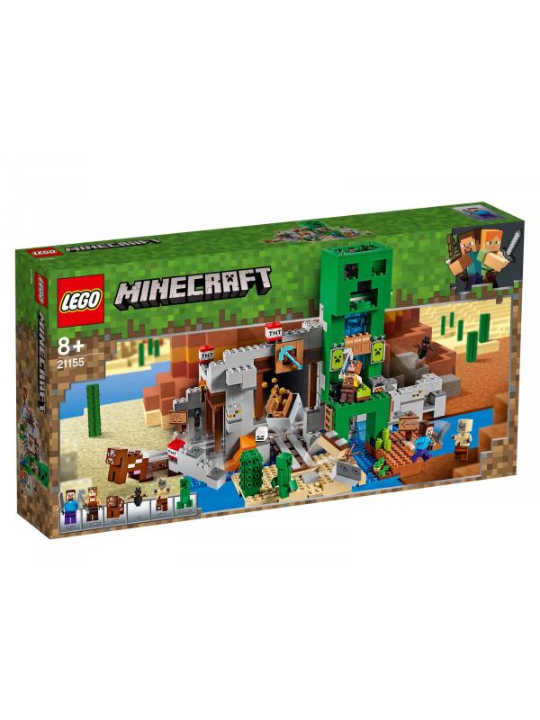 Конструктор LEGO Minecraft «Шахта крипера» 21155 / 834 детали
