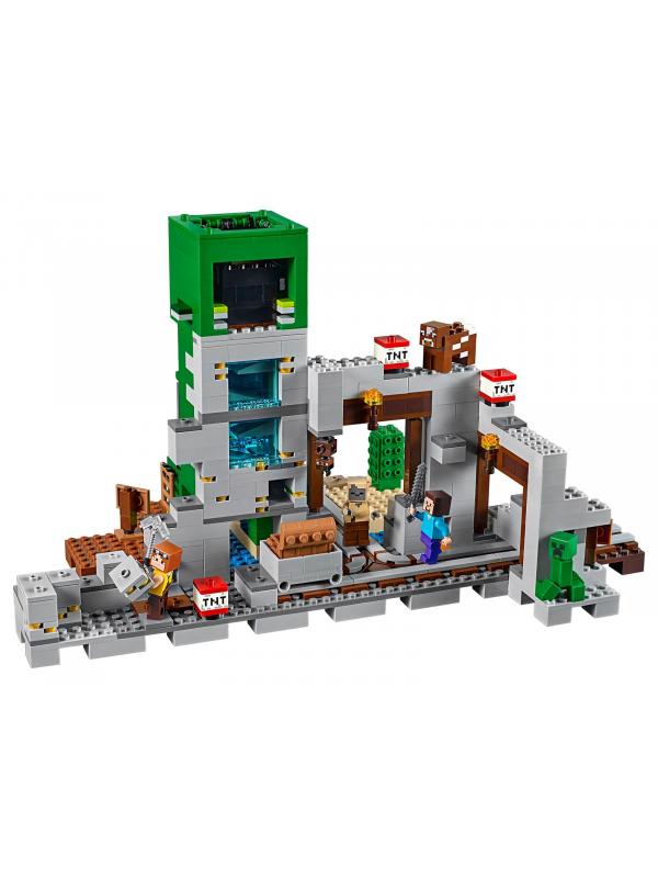 Конструктор LEGO Minecraft «Шахта крипера» 21155 / 834 детали